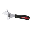 Urrea Wide opening adjustable wrench with low profile jaw 708XS